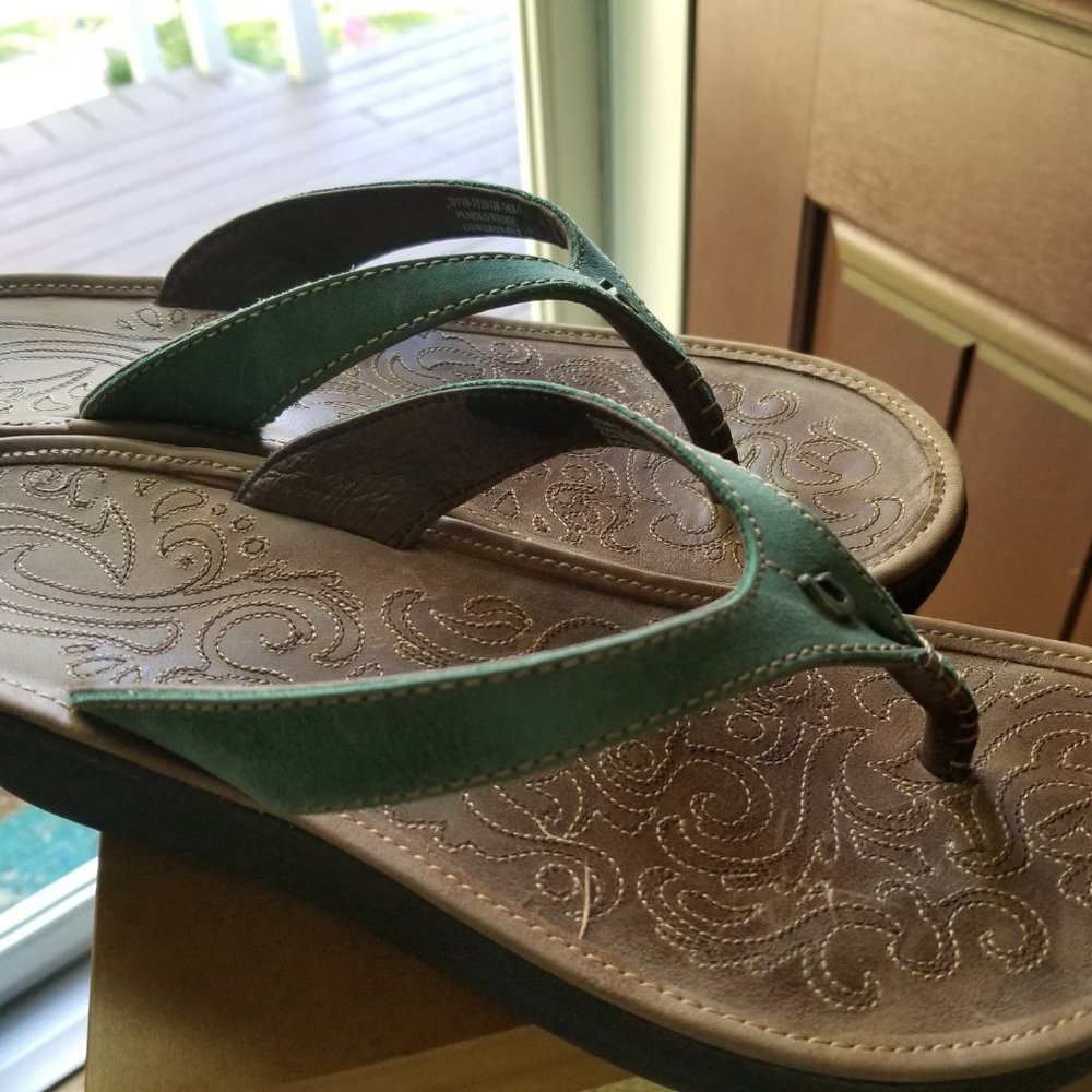 OluKai Wedge Sandals